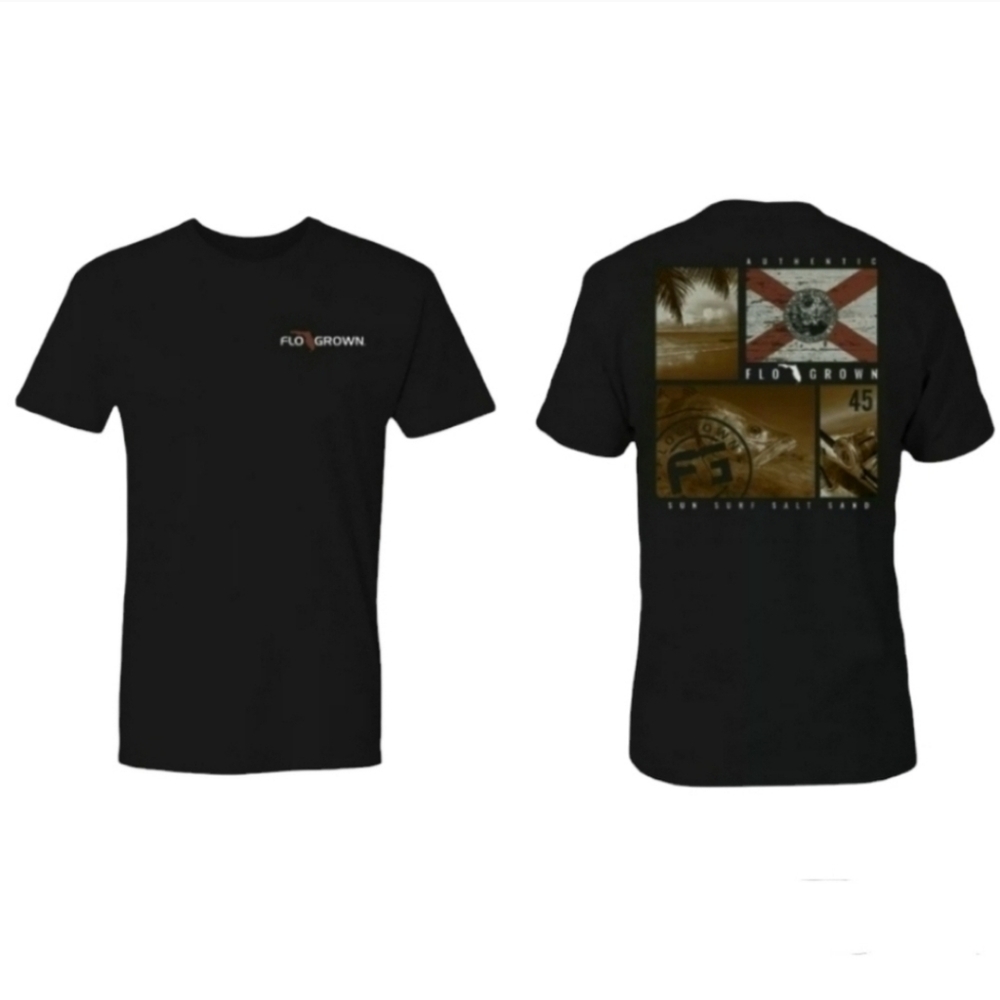 FloGrown Multiplane Screenprint Tee Sz M